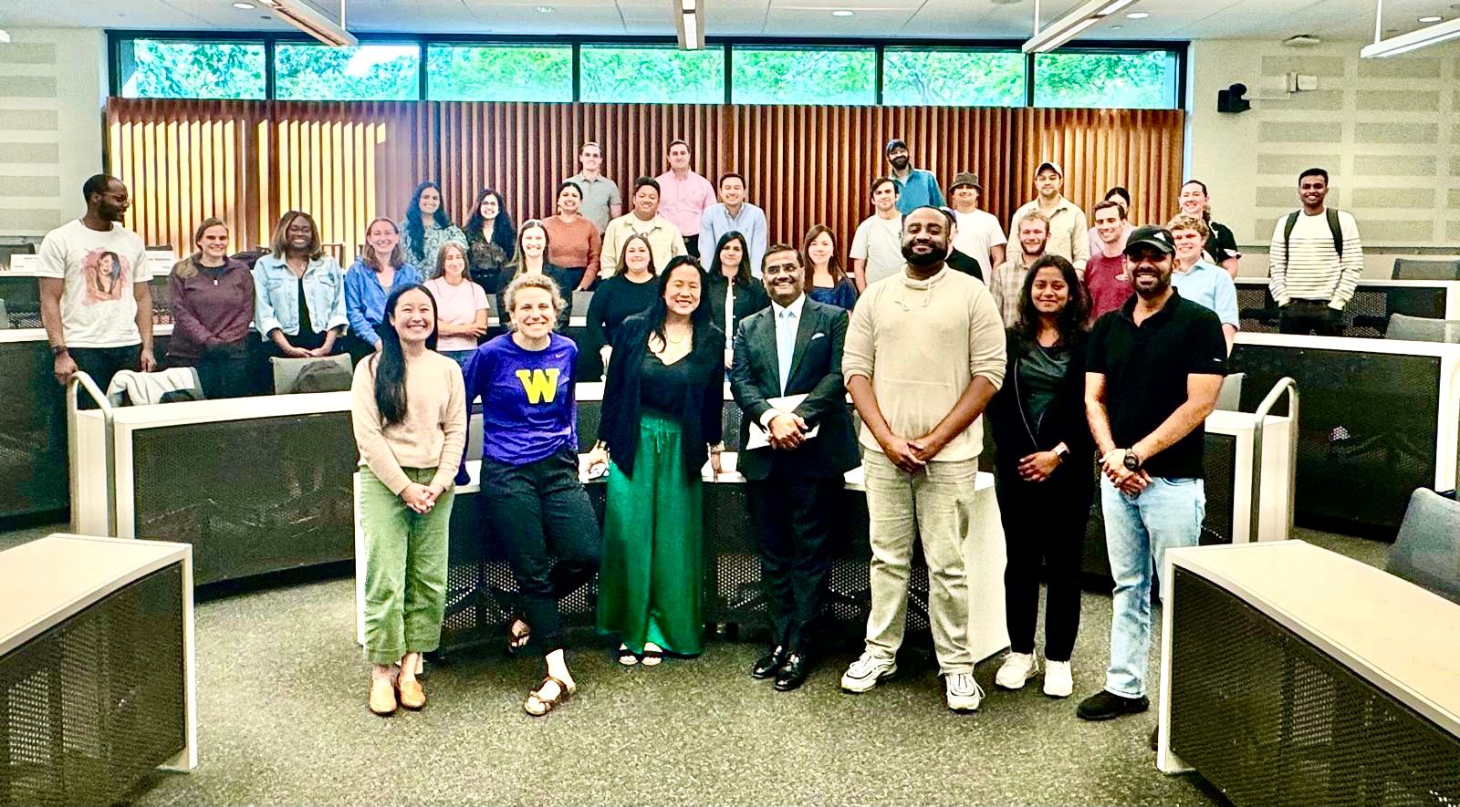  An interactive Q&A session with FSB students focused on themes like India's democracy, diversity and the youth dividend