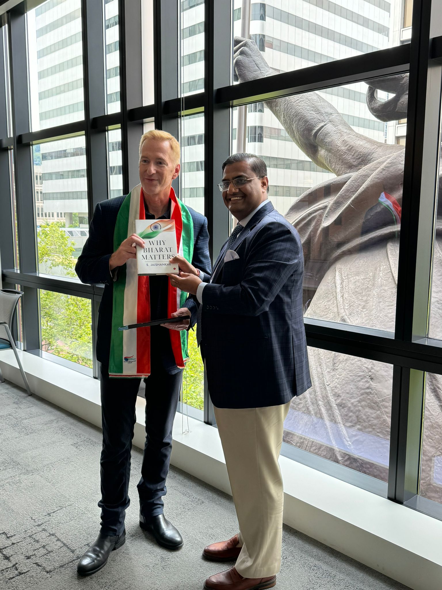  Meeting with Mayor Ted Wheeler, the City of Portland (9 August 2024, Portland).