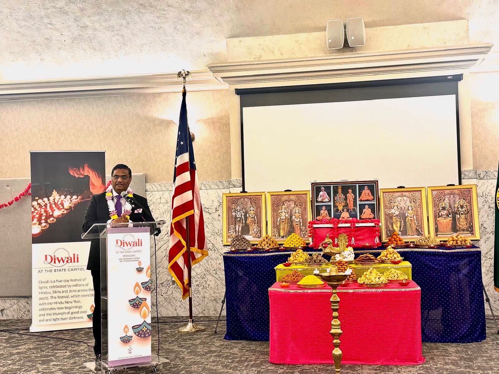  Diwali Celebrations hosted by BAPS Redmond at State Capitol 
( 15 October 2025, Olympia)