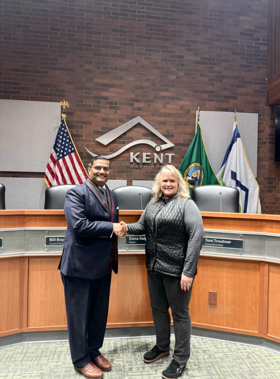  Meeting with Mayor of Kent, Ms Dana Ralph