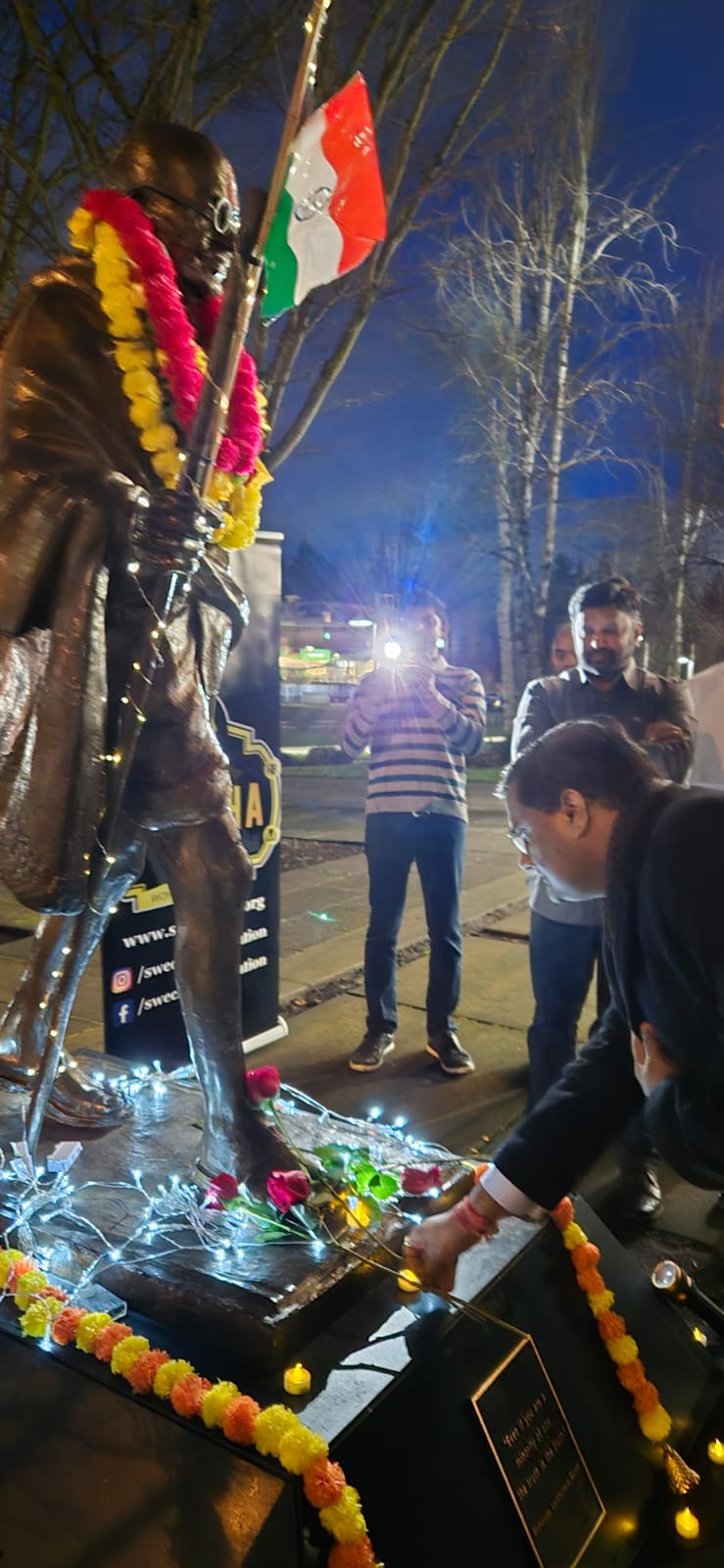  Commemoration of Gandhi ji’s Punya Tithi at Bellevue Public Library