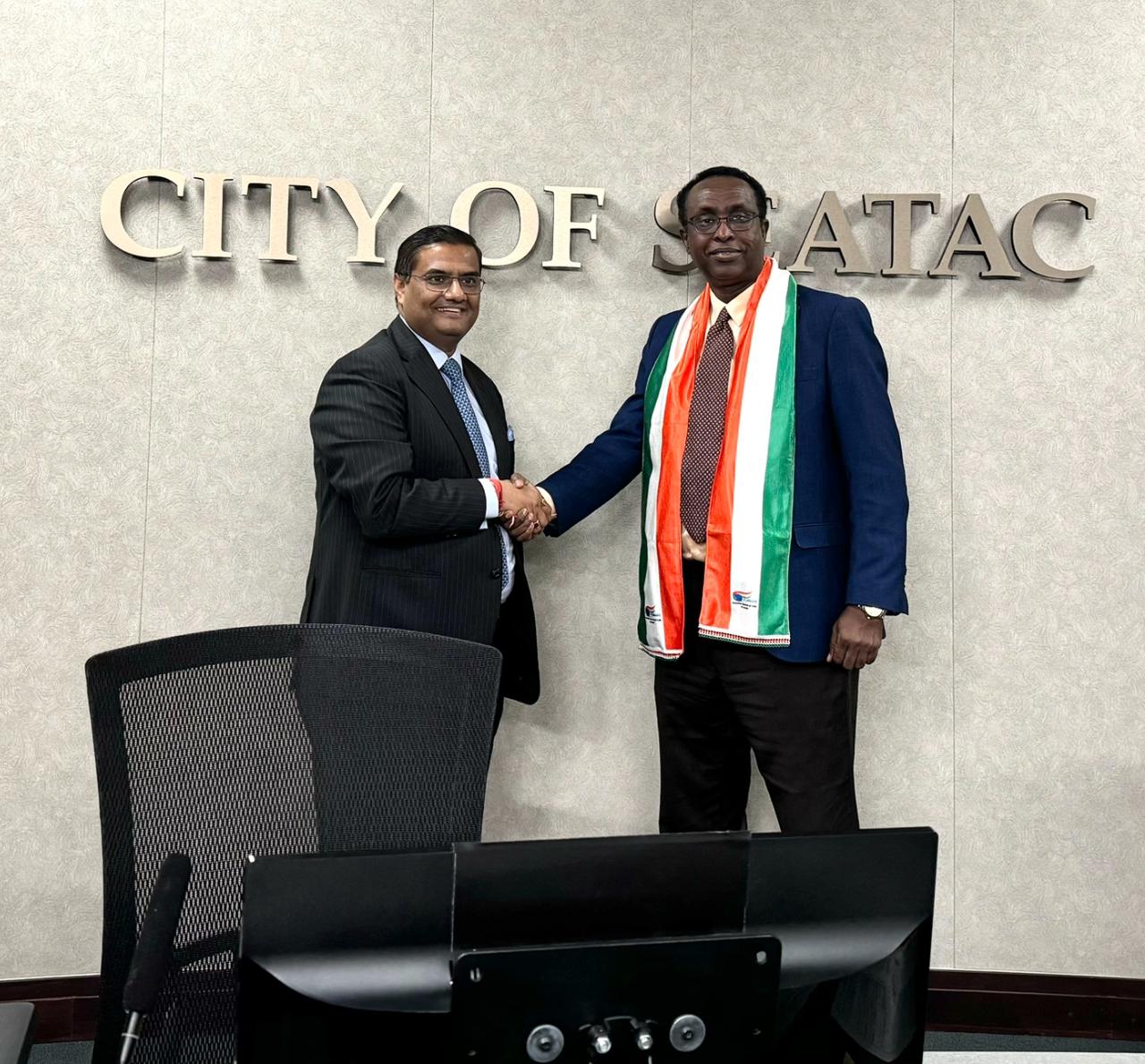  Meeting with Mr Mohomad Eagelayor, Mayor of SeaTac 