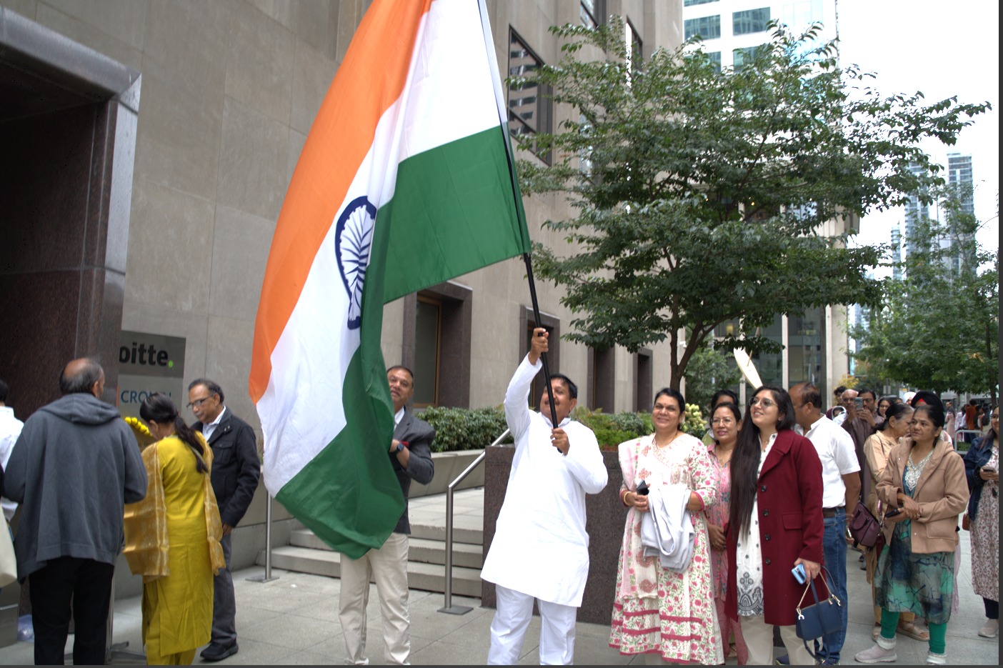  Tiranga hoisted atop the Federal Reserve Building in Seattle!