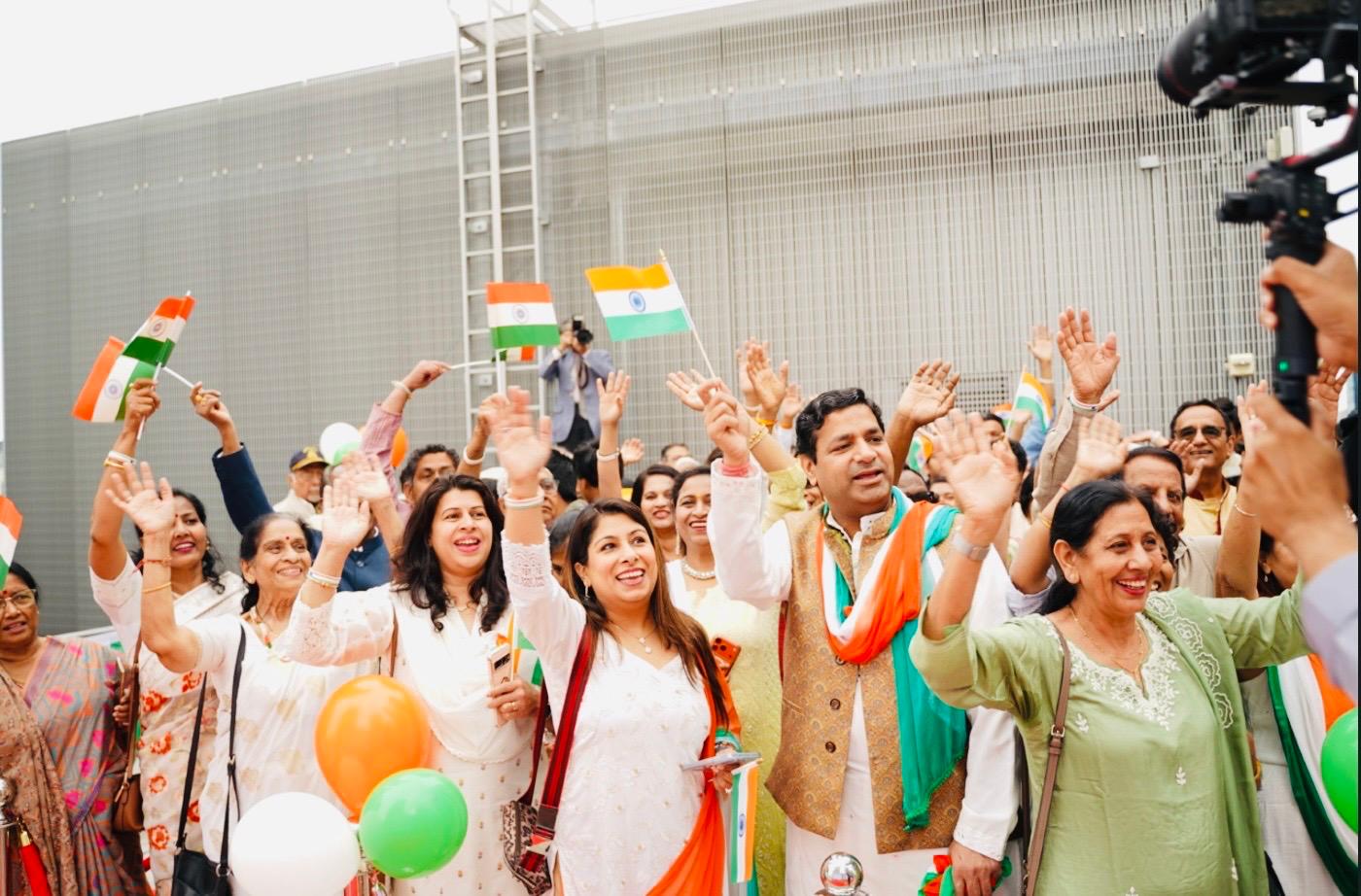  Tiranga hoisted atop the Federal Reserve Building in Seattle!