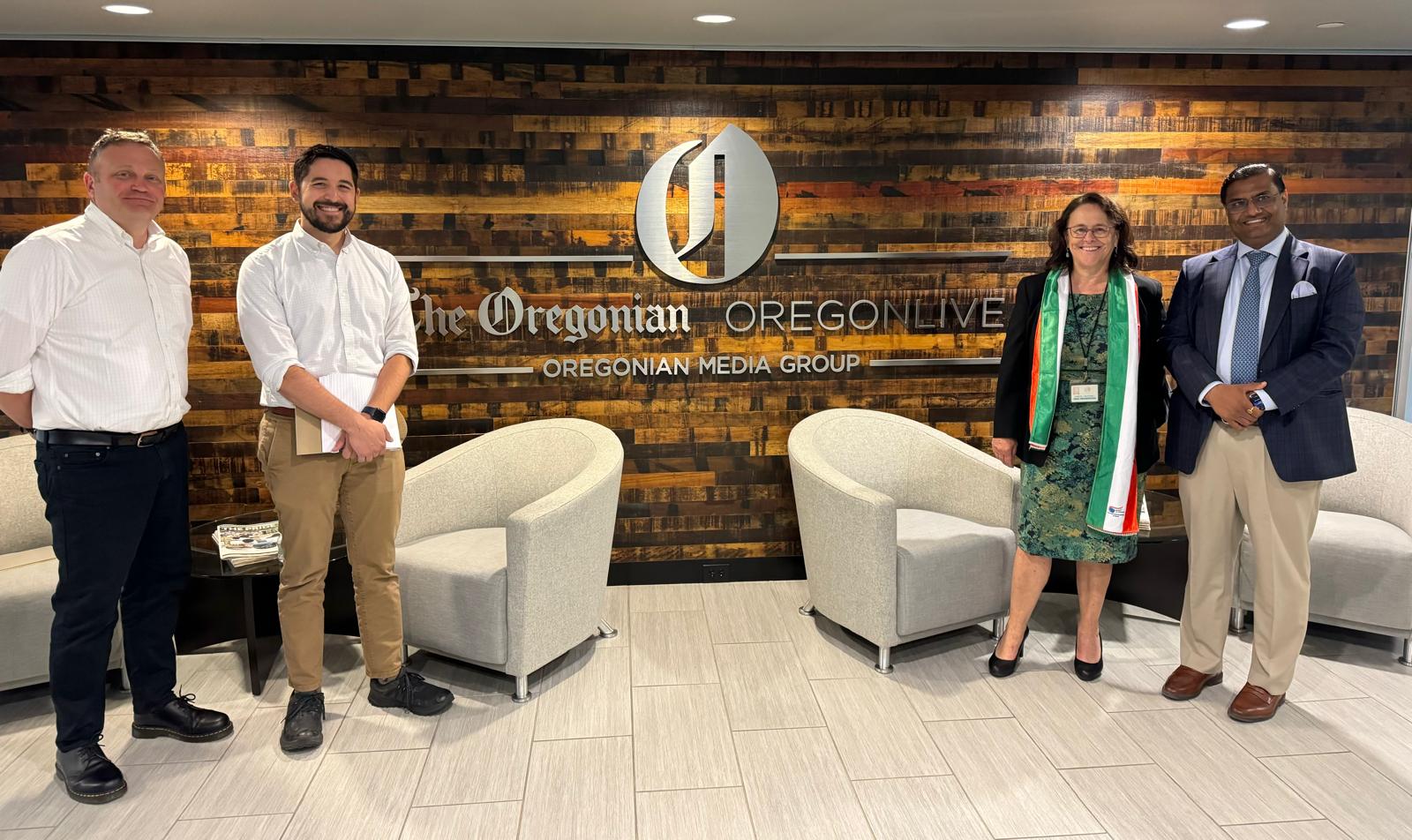  Meeting with Ms. Therese Bottomly, Editor, The Oregonian (9 August 2024, Portland).