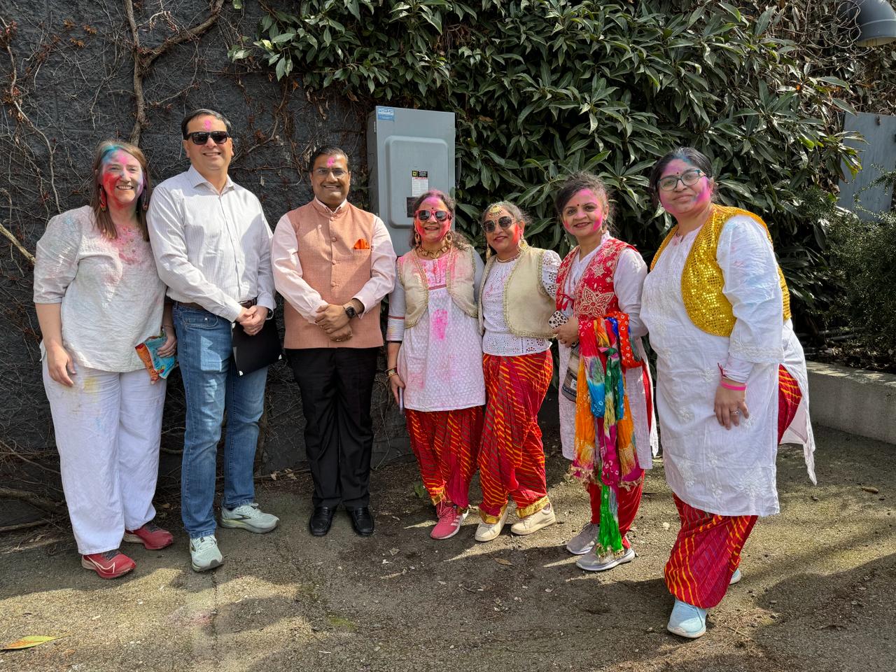  Holi Celebration at Seattle Center with Deputy Mayor Greg Wong of Seattle, organised by Ampowering 
( 30 March 2024)