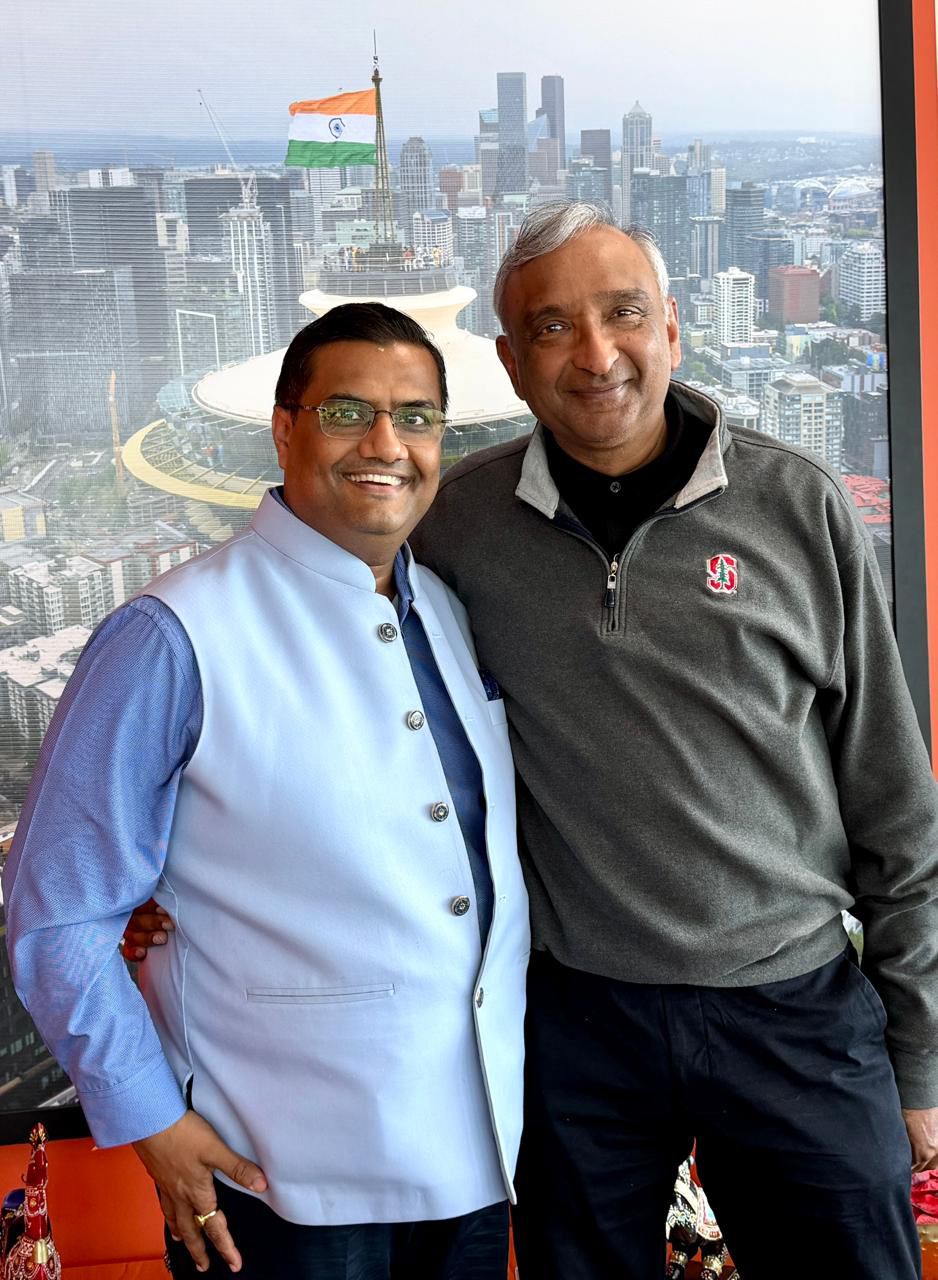  Good to welcome Mr. Anoop Gupta, Co-Founder and CEO of SeekOut at the Consulate! ( 17 April 2026, CGI Seattle)