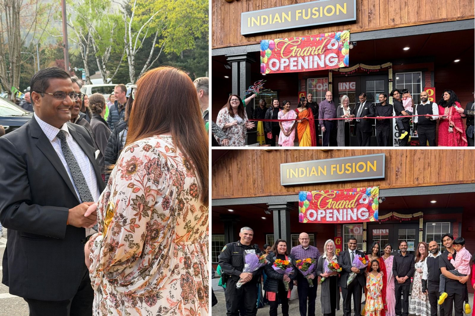  Consul General along with Hon’ble Mary Miller, Mayor of North Bend & Hon’ble Jim Mayhew, Mayor of Snoqualmie at Opening of “Sage & Spice” ( 23 April 2026, North Bend)