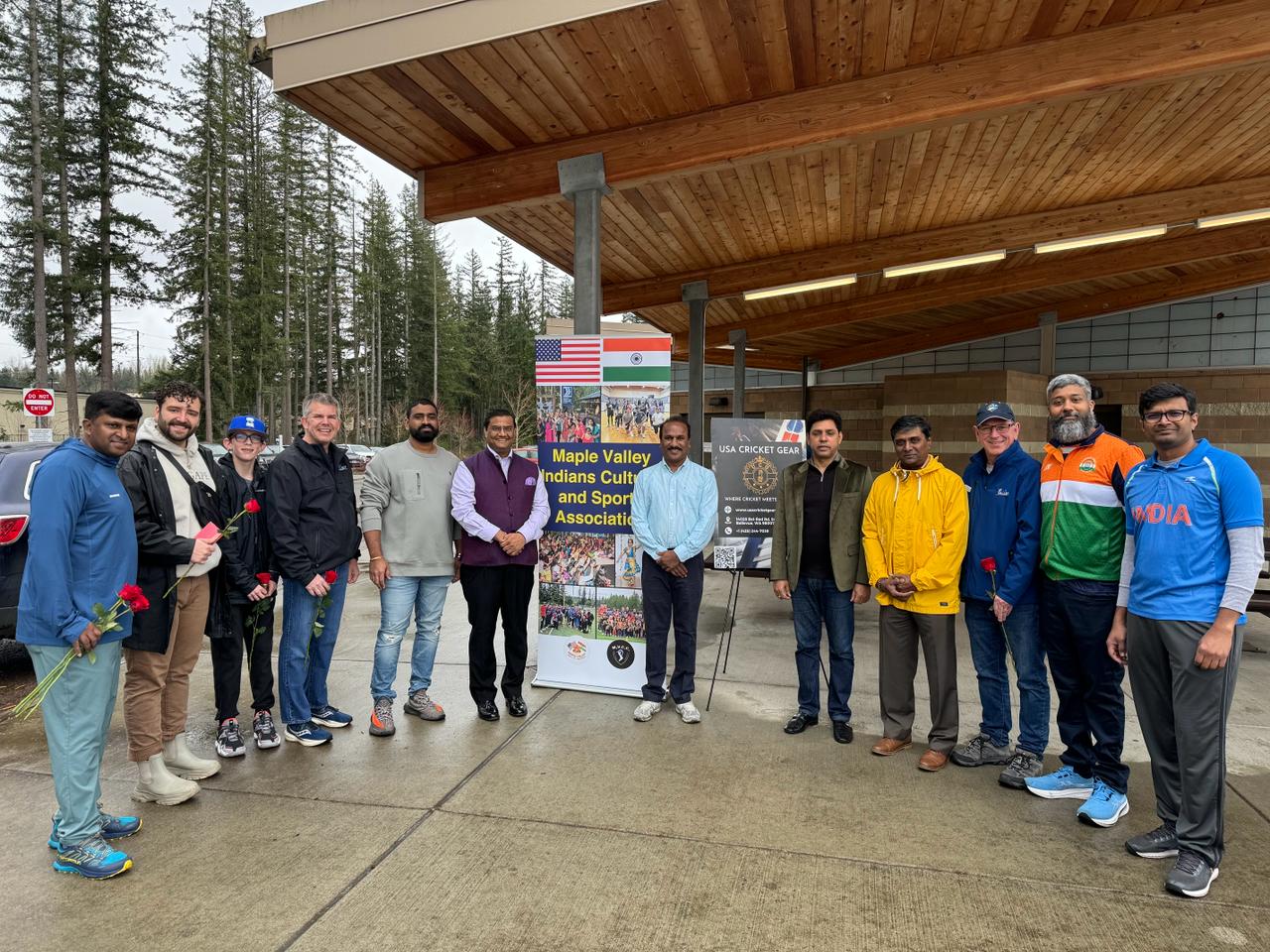  Charity Cricket Event at Maple Valley - with Mayor Sean Kelly and Indian Culture and Sports Association Members ( 23 March 2024 )