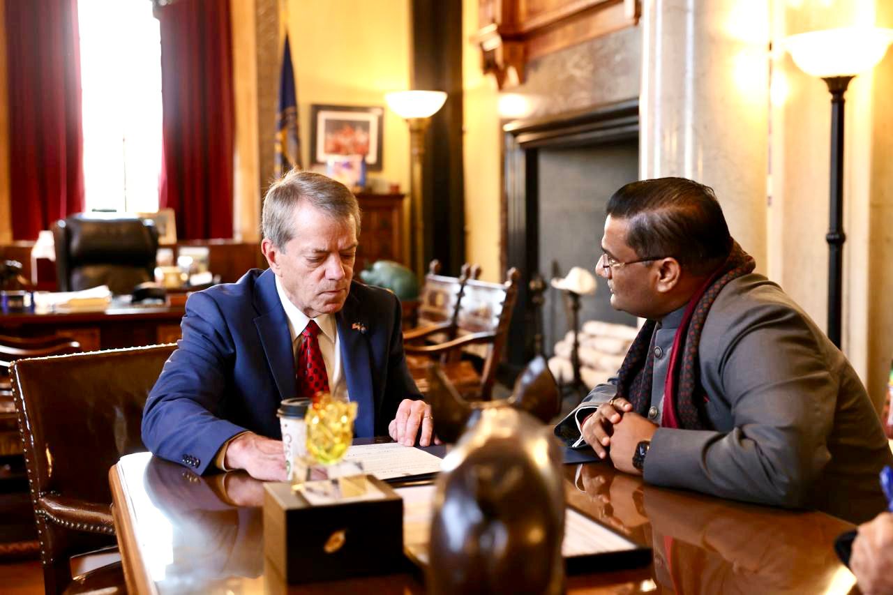  Meeting with Hon’ble Governor Jim Pillen in Lincoln, Nebraska (05 December 2025)

