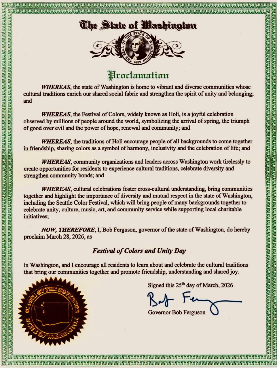  Holi Celebration at Seattle Center