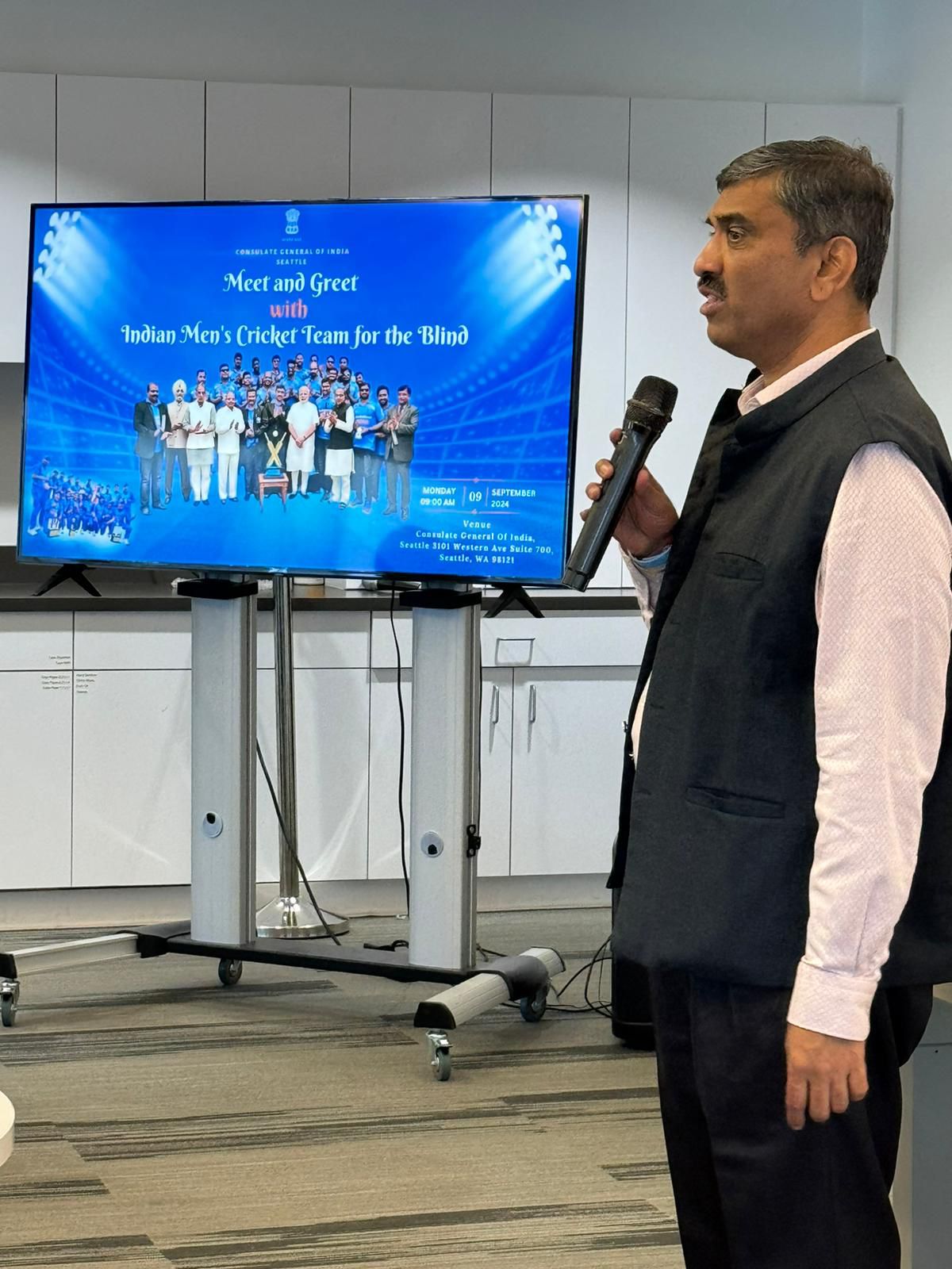  Visit of the Indian National Men’s Cricket Team for the Blind ( 9 September 2024, Seattle)
