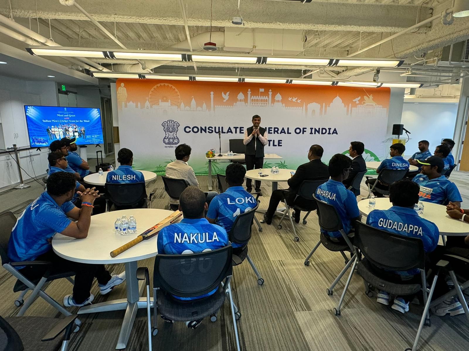  Visit of the Indian National Men’s Cricket Team for the Blind ( 9 September 2024, Seattle)
