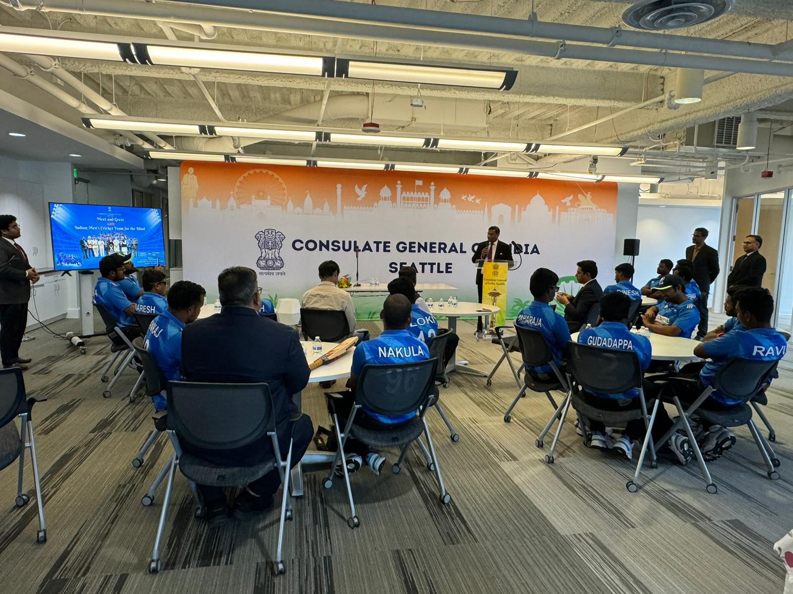  Visit of the Indian National Men’s Cricket Team for the Blind ( 9 September 2024, Seattle)
