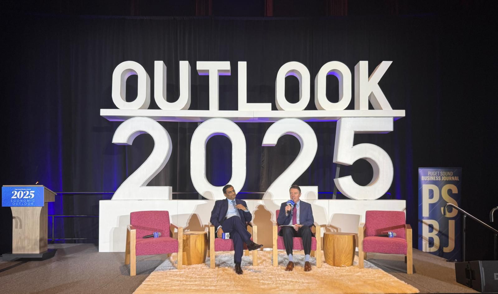  Thank Puget Sound Business Journal for kicking off their Annual Economic Outlook -2025 in Seattle