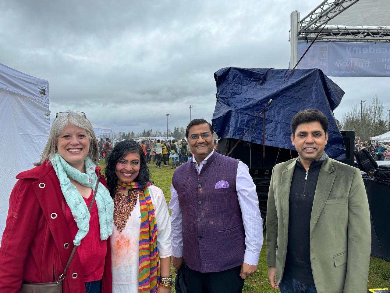  Holi Celebrations by ISKCON Seattle and Northwest Share at Marymoore Park ( 23 March 2024)