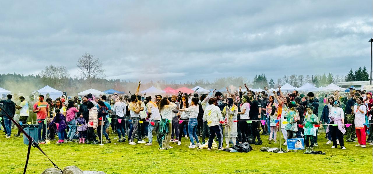  Holi Celebrations by ISKCON Seattle and Northwest Share at Marymoore Park ( 23 March 2024)