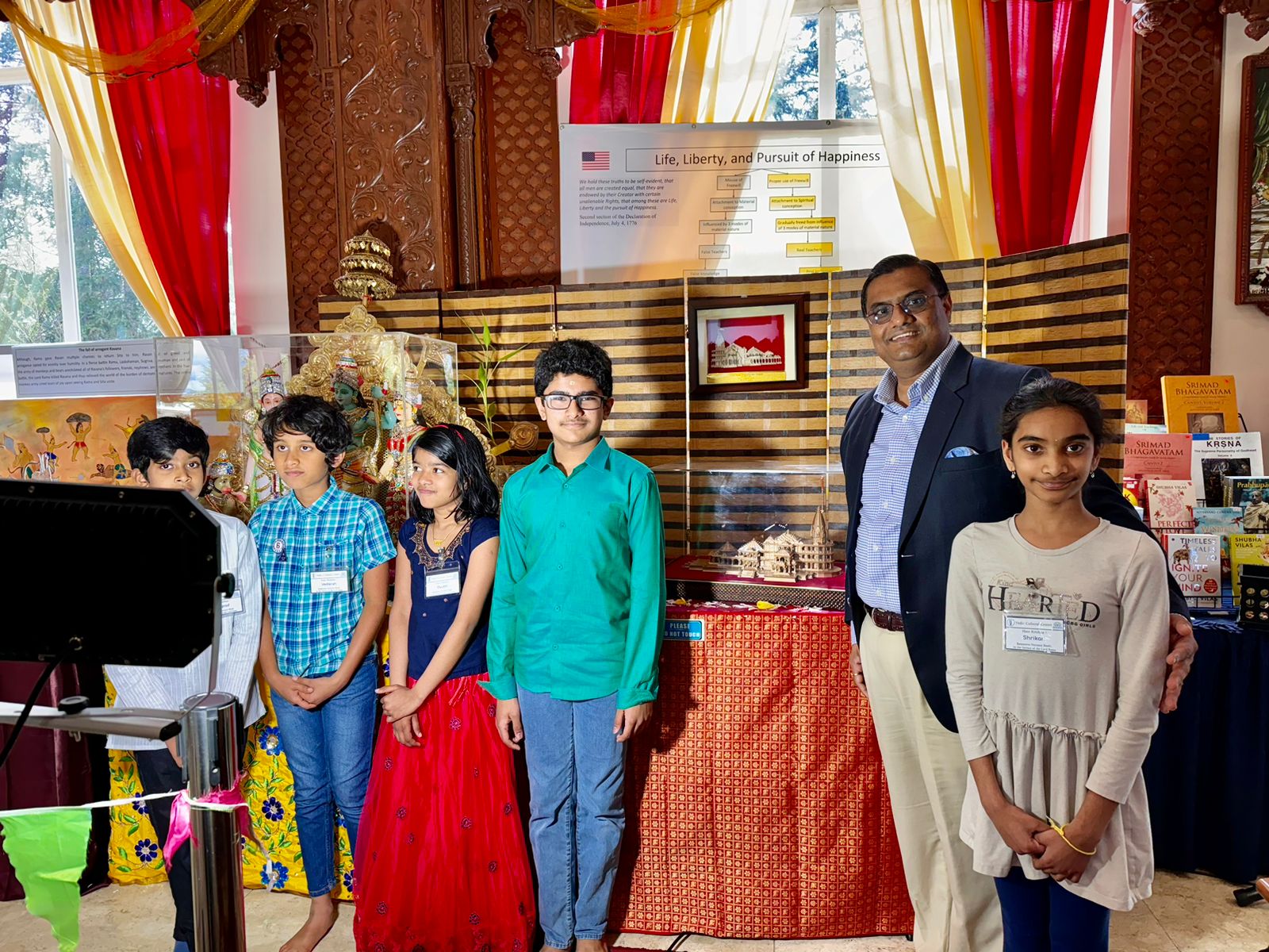  Ramotsav celebrations with an exhibition of Ramayana scenery at ISKCON Temple (Sammamish, 20th April 2024)