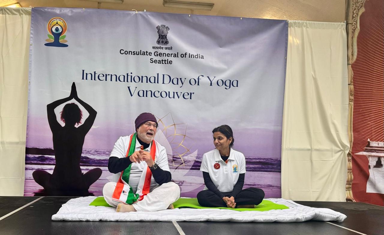  11th International Day of Yoga celebrations at Vancouver, Washington (21 June, 2025)
