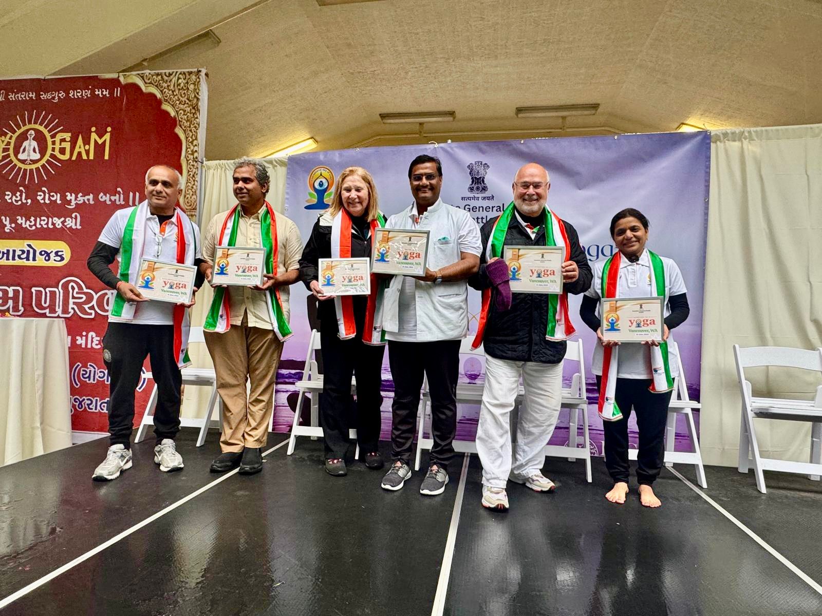  11th International Day of Yoga celebrations at Vancouver, Washington (21 June, 2025)