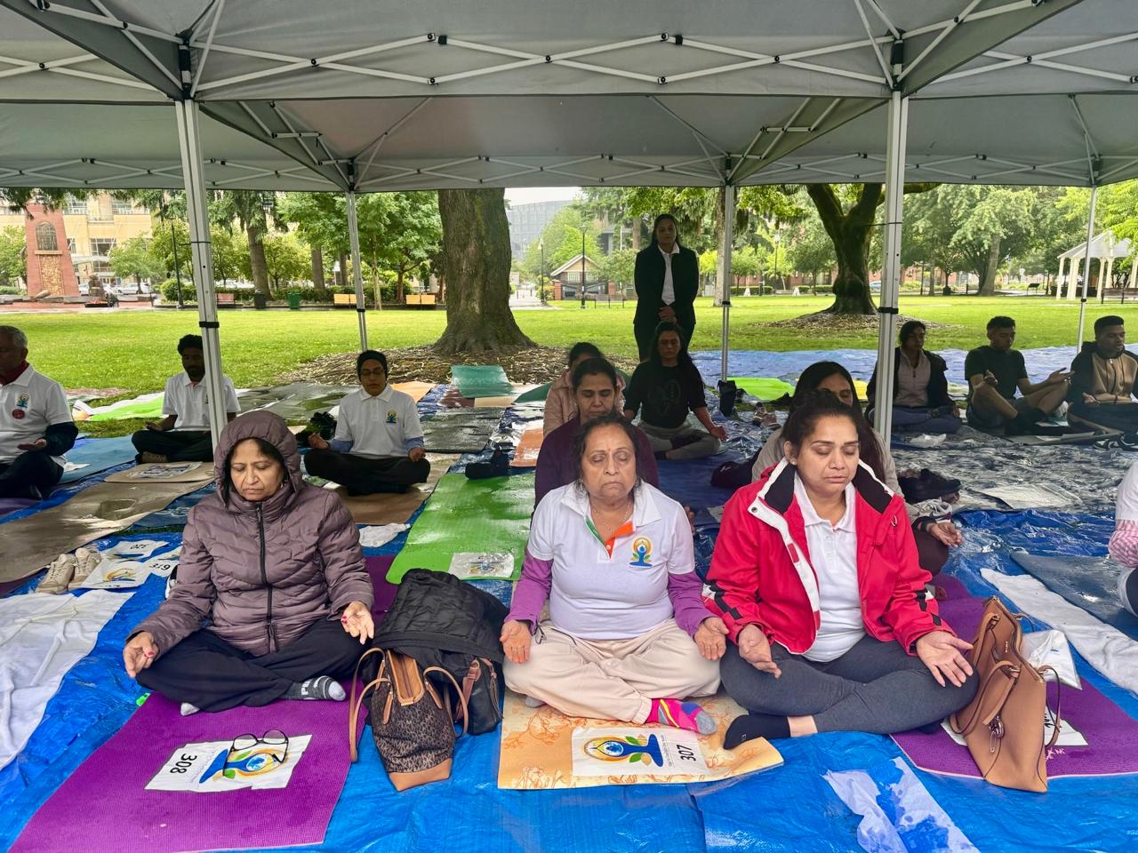  11th International Day of Yoga celebrations at Vancouver, Washington (21 June, 2025)