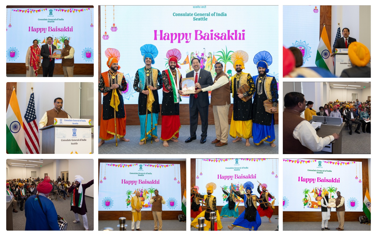 Baisakhi Event with Mayor of Seattle at Indian Consulate new premises ( 3 May 2025, Seattle)