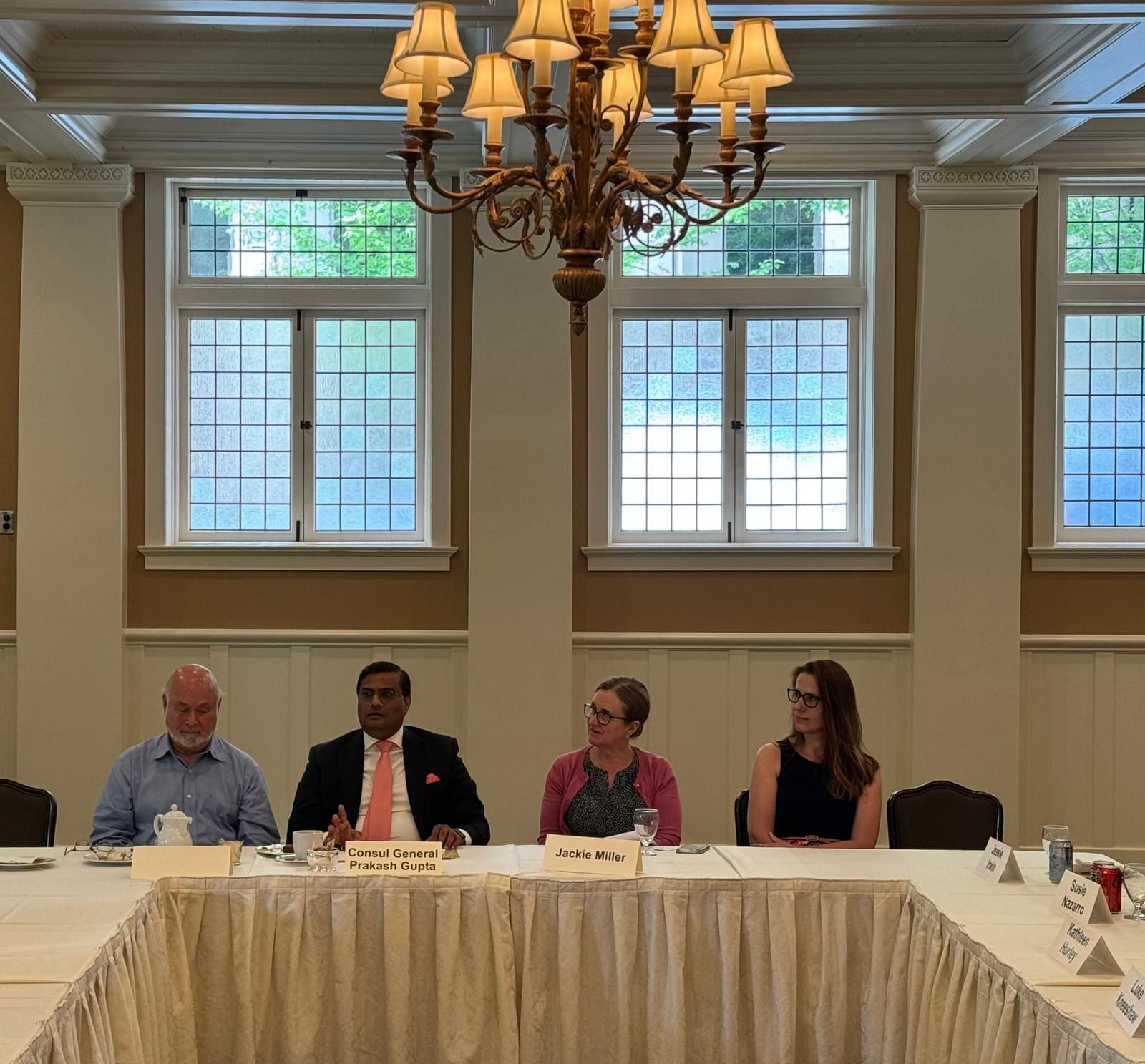  Roundtable with Fellows/Researchers on India US Bilateral Relations at World Affairs Council at Rainier Club ( 10 June 2024, Seattle)