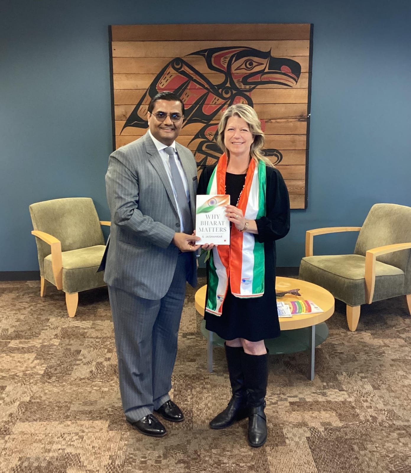  Meeting with Mayor of Redmond City Ms. Angela Birney at Redmond City Hall (14 March 2024)