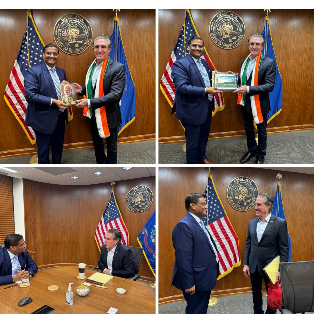  Meeting with Mr. Doug Burgum, Governor of North Dakota at the State Capitol Building (30 September 2024, Bismarck)