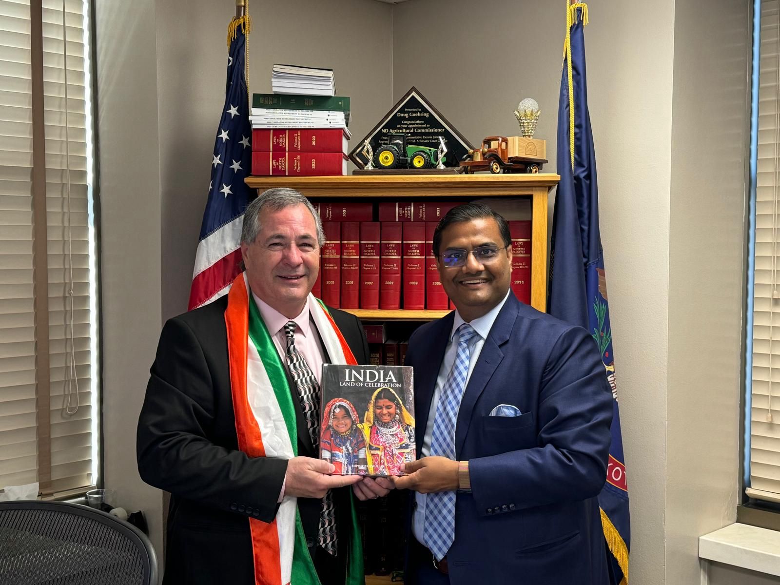  Meeting with Mr. Doug Goehring, North Dakota Commissioner of Agriculture at State Capitol Building (30 September 2024, Bismarck)
