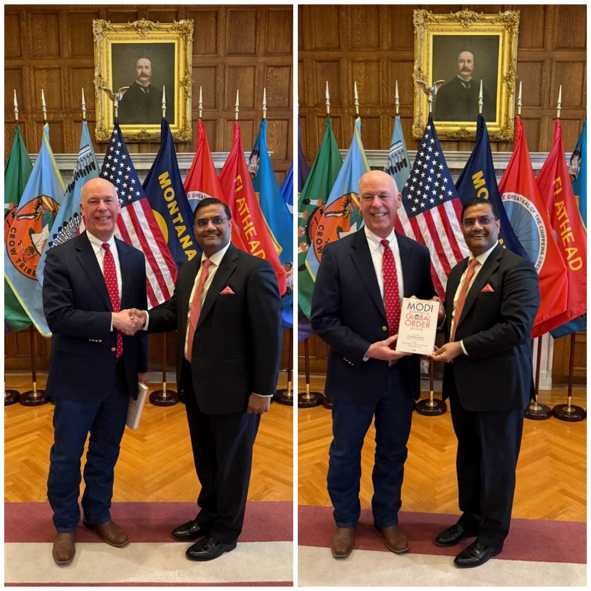  Meeting with Governor Greg Gianforte of Montana ( 3 March 2025, Helena)