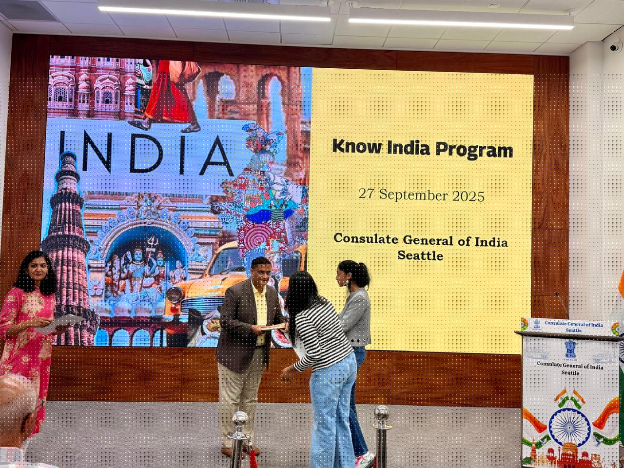  CGI Seattle Hosts “Know India Programme” Session for Young Indian Diaspora ( 27 September 2025, Seattle )