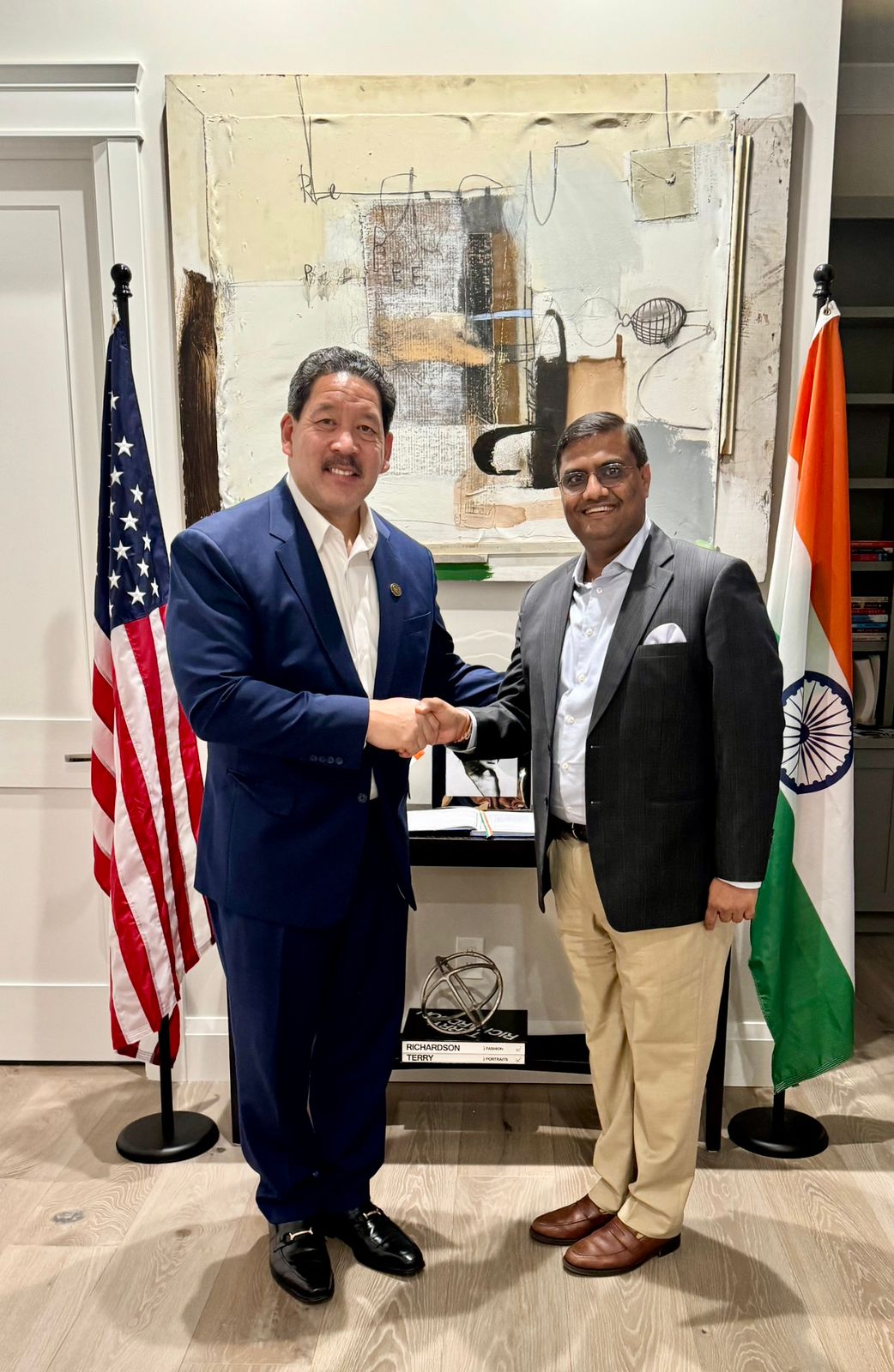  Meeting with Mr. Bruce Harrell, Mayor of Seattle at India House ( 7 May 2024, Bellevue)