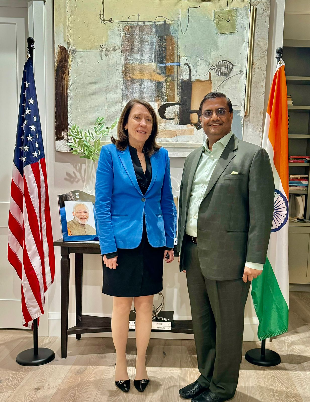  Meeting with US Senator Maria Cantwell at India House (3 May 2024, Seattle)
