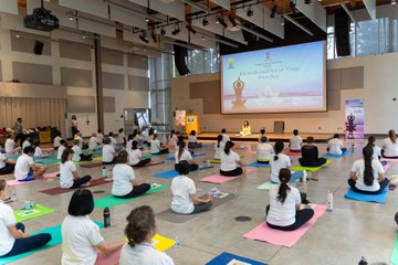  11th International Day of Yoga celebrations at Shoreline, Washington (21 June, 2025)

