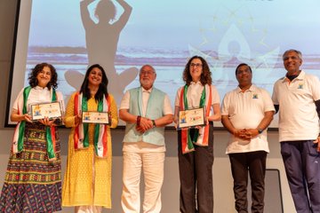  11th International Day of Yoga celebrations at Shoreline, Washington (21 June, 2025)

