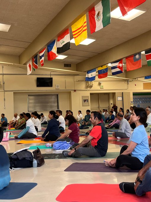  11th International Day of Yoga celebrations at Hillsboro/Beaverton/Portland, Oregon (21 June, 2025)

