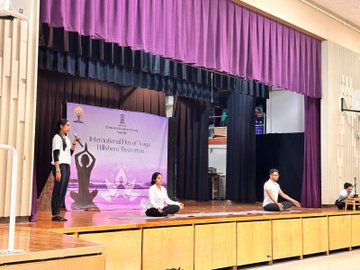  11th International Day of Yoga celebrations at Hillsboro/Beaverton/Portland, Oregon (21 June, 2025)
