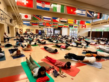  11th International Day of Yoga celebrations at Hillsboro/Beaverton/Portland, Oregon (21 June, 2025)
