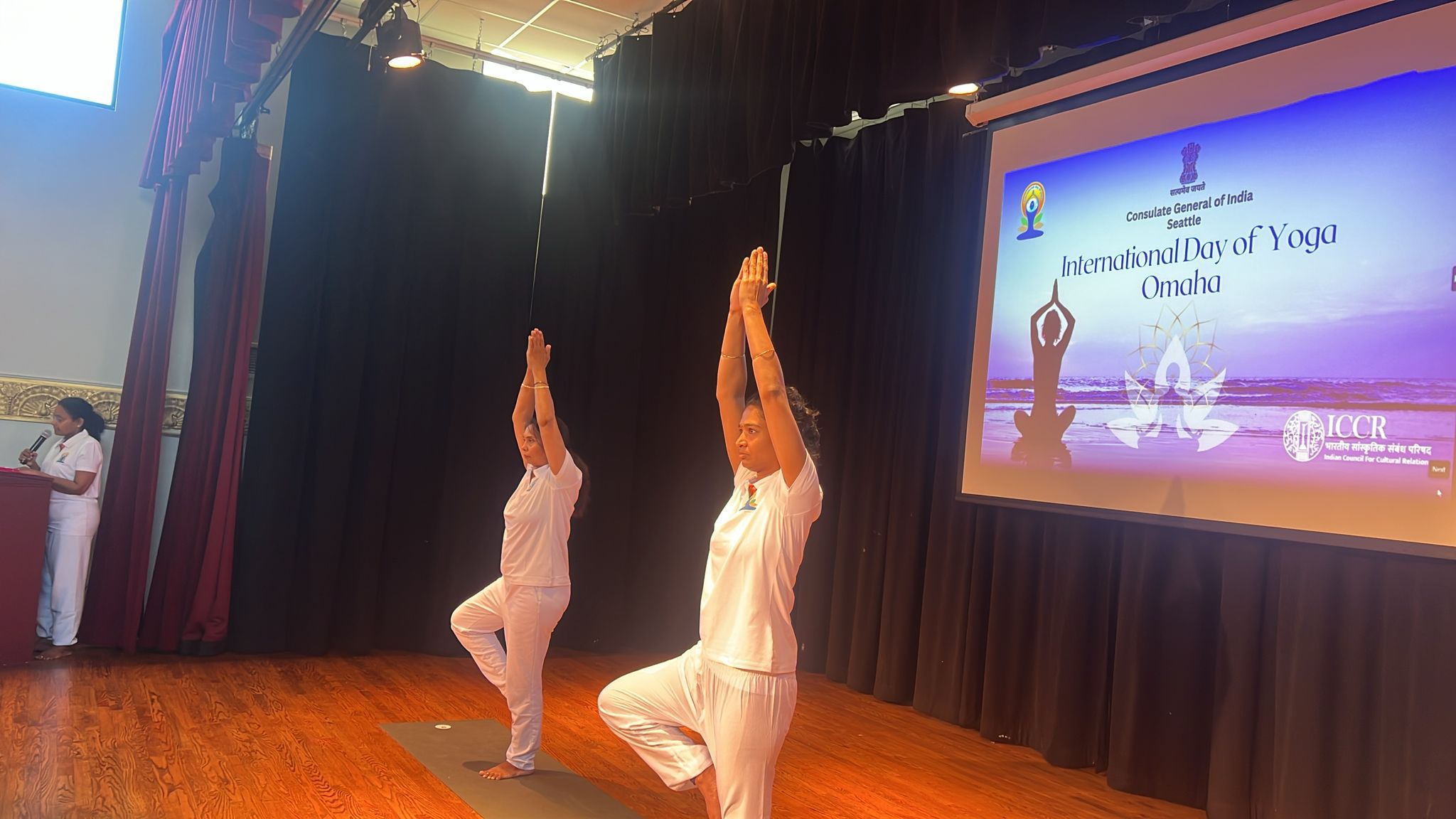  11th International Day of Yoga celebrations at Omaha, Nebraska (21 June, 2025)
