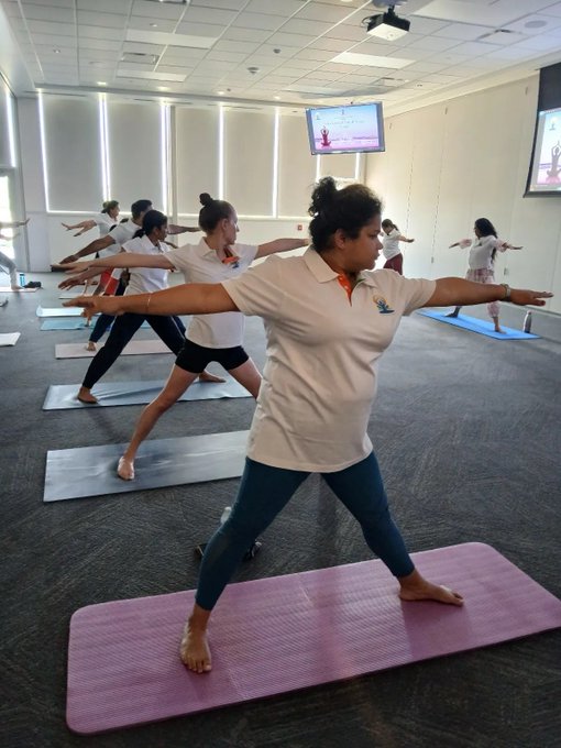  11th International Day of Yoga celebrations at Fargo, North Dakota (21 June, 2025)
