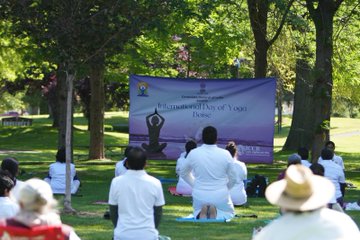  11th International Day of Yoga celebrations at Boise, Idaho (21 June, 2025)