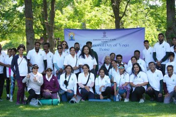  11th International Day of Yoga celebrations at Boise, Idaho (21 June, 2025)