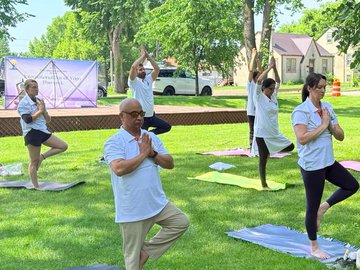  11th International Day of Yoga celebrations at Bismarck, North Dakota (21 June, 2025)
