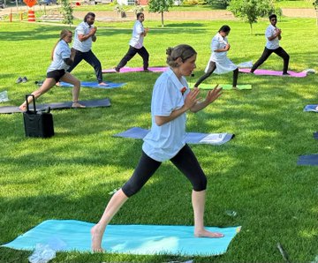  11th International Day of Yoga celebrations at Bismarck, North Dakota (21 June, 2025)
