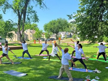  11th International Day of Yoga celebrations at Bismarck, North Dakota (21 June, 2025)
