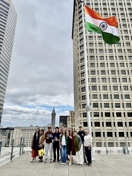  Consulate General of India, Seattle Flags off Montana Student Delegation to India