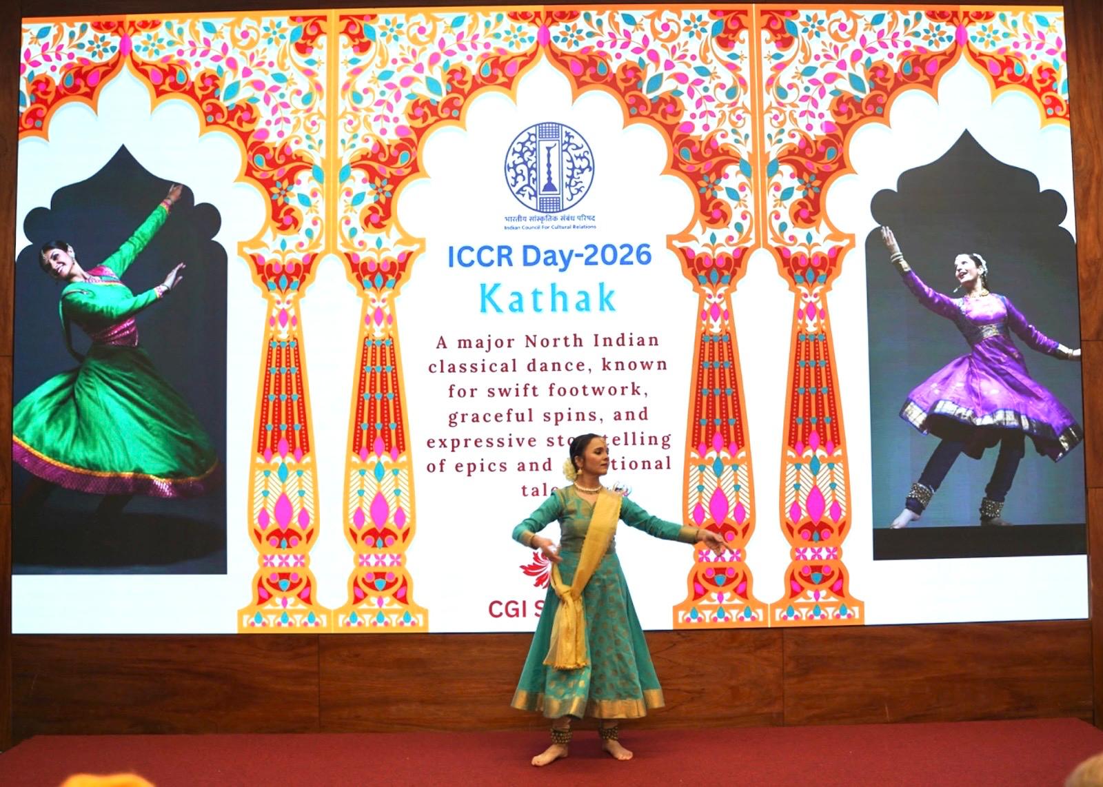  Kathak dance performance at ICCR Day celebrations (11 April 2026, Seattle)
