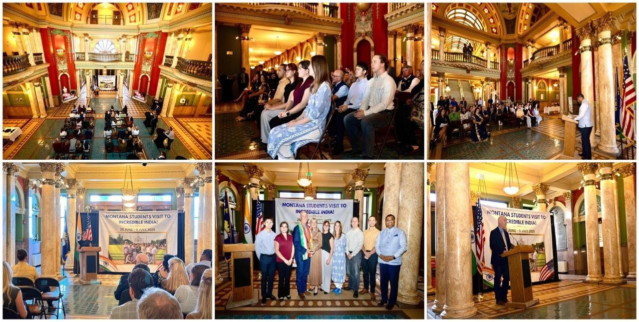  Glimpses from the Reception hosted by Governor of Montana at State Capitol (29 September 2025, Helena)