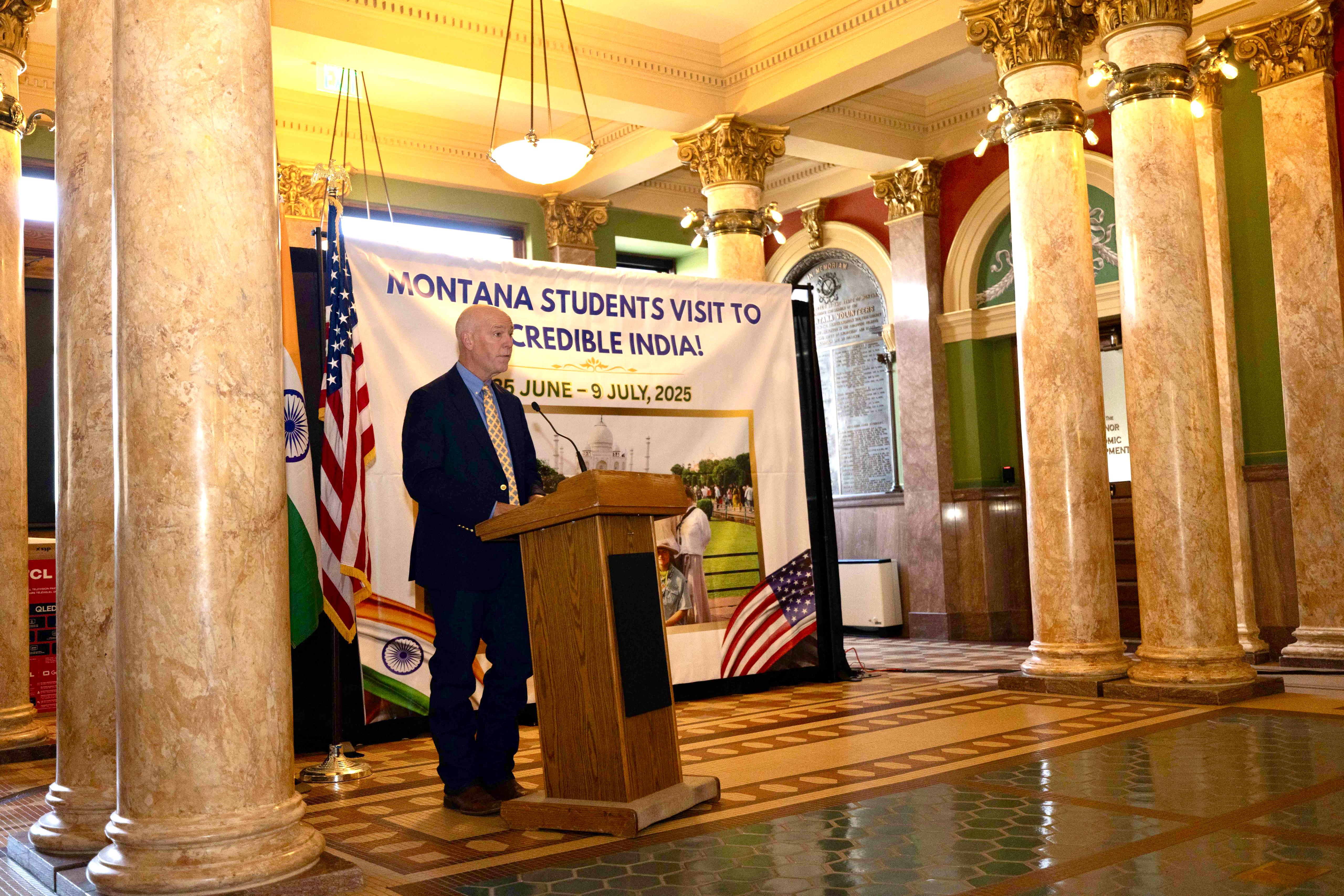  Governor Greg Gianforte addressing the participants (29 September 2025, Helena)